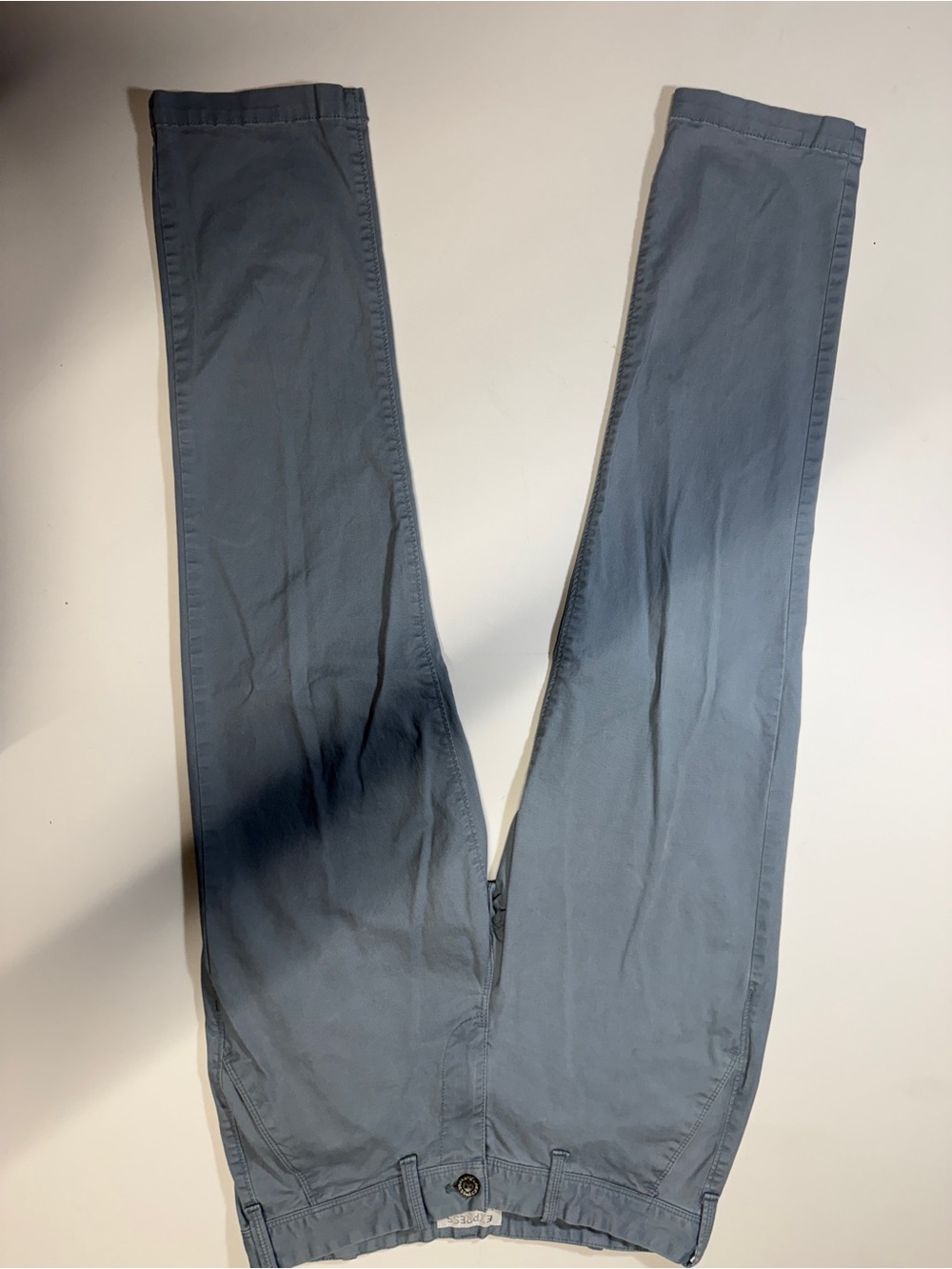Express Men's Chinos in Slate Blue
